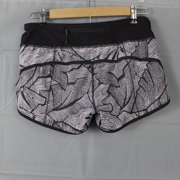 Lululemon Shorts Womens 4 Speed Short Dottie Tribe Geometric Performance Stretch - Picture 7 of 11